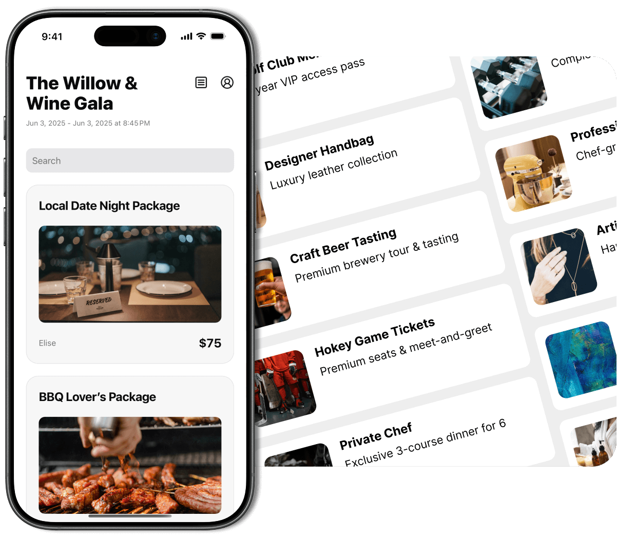 Silent Auctions Made Effortless Illustration